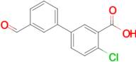 2-Chloro-5-(3-formylphenyl)benzoic acid