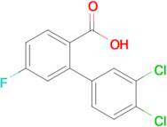 2-(3,4-Dichlorophenyl)-4-fluorobenzoic acid