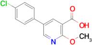 5-(4-Chlorophenyl)-2-methoxynicotinic acid