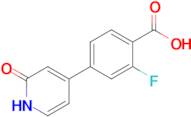 2-fluoro-4-(2-oxo-1,2-dihydropyridin-4-yl)benzoic acid