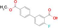 2-Fluoro-5-(4-methoxycarbonylphenyl)benzoic acid