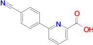 6-(4-Cyanophenyl)picolinic acid