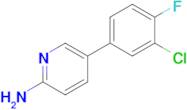 5-(3-Chloro-4-fluorophenyl)pyridin-2-amine