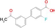 4-(3-Acetylphenyl)-2-fluorobenzoic acid