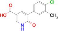 5-(4-chloro-3-methylphenyl)-6-oxo-1,6-dihydropyridine-3-carboxylic acid