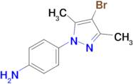 4-(4-Bromo-3,5-dimethylpyrazol-1-yl)aniline