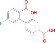 2-(4-Carboxyphenyl)-4-fluorobenzoic acid