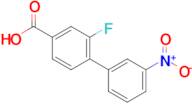 3-Fluoro-4-(3-nitrophenyl)benzoic acid