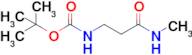 tert-Butyl N-[2-(methylcarbamoyl)ethyl]carbamate