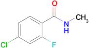 4-Chloro-2-fluoro-N-methylbenzamide