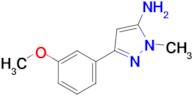 5-(3-Methoxyphenyl)-2-methylpyrazol-3-amine