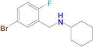 4-Bromo-2-(cyclohexylaminomethyl)-1-fluorobenzene