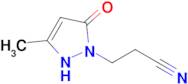3-(3-methyl-5-oxo-2,5-dihydro-1H-pyrazol-1-yl)propanenitrile