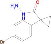 1-(4-Bromophenyl)cyclopropane-1-carbohydrazide