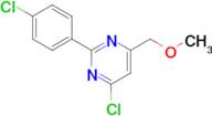 4-Chloro-2-(4-chlorophenyl)-6-(methoxymethyl)pyrimidine