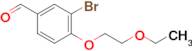 3-Bromo-4-(2-ethoxyethoxy)benzaldehyde