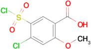 4-Chloro-5-(chlorosulfonyl)-2-methoxybenzoic acid