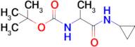 N-Cyclopropyl 2-(Boc-amino)propanamide