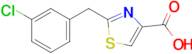 2-[(3-Chlorophenyl)methyl]-1,3-thiazole-4-carboxylic acid