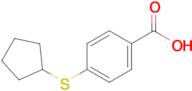 4-(Cyclopentylsulfanyl)benzoic acid