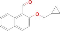 2-(Cyclopropylmethoxy)naphthalene-1-carbaldehyde