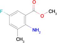 Methyl 2-amino-5-fluoro-3-methylbenzoate