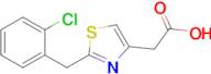 [2-(2-Chlorobenzyl)-1,3-thiazol-4-yl]acetic acid