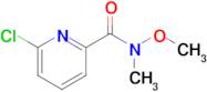 6-Chloro-N-methoxy-N-methylpyridine-2-carboxamide