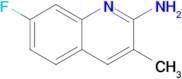 2-Amino-7-fluoro-3-methylquinoline