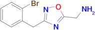 [3-(2-Bromobenzyl)-1,2,4-oxadiazol-5-yl]methanamine