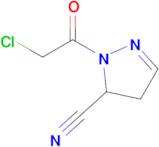 1-(2-Chloroacetyl)-4,5-dihydro-1h-pyrazole-5-carbonitrile