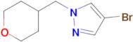 4-Bromo-1-((tetrahydro-2H-pyran-4-yl)methyl)-1H-pyrazole