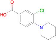 3-Chloro-4-(piperidin-1-yl)benzoic acid