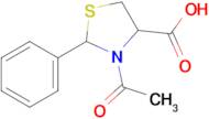 3-Acetyl-2-phenyl-4-thiazolidinecarboxylic acid