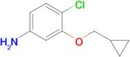 4-Chloro-3-(cyclopropylmethoxy)aniline