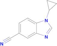 1-Cyclopropyl-1,3-benzodiazole-5-carbonitrile