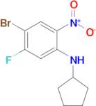 4-Bromo-N-cyclopentyl-5-fluoro-2-nitroaniline