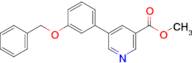 Methyl 5-[3-(benzyloxy)phenyl]nicotinate