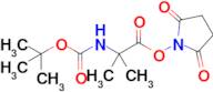 N-[(1,1-Dimethylethoxy)carbonyl]-2-methylalanine 2,5-dioxo-1-pyrrolidinyl ester