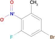 5-bromo-1-fluoro-3-methyl-2-nitrobenzene