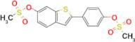 4-(6-((Methylsulfonyl)oxy)benzo[b]thiophen-2-yl)phenyl methanesulfonate