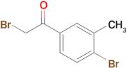 2-Bromo-1-(4-bromo-3-methylphenyl)ethanone