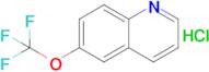 6-(Trifluoromethoxy)quinoline HCl