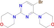 4-[5-Bromo-4-(morpholin-4-yl)pyrimidin-2-yl]morpholine