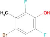 4-Bromo-2,6-difluoro-3-methylphenol