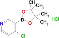 4-Chloro-3-(4,4,5,5-tetramethyl-1,3,2-dioxaborolan-2-yl)pyridine hydrochloride