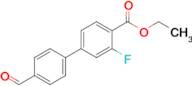 Ethyl 2-fluoro-4-(4-formylphenyl)benzoate