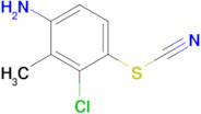 4-Amino-2-chloro-3-methylphenyl thiocyanate