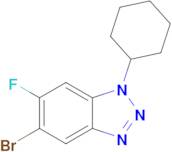 5-Bromo-1-cyclohexyl-6-fluoro-1,2,3-benzotriazole