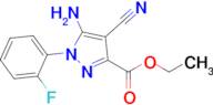 Ethyl 5-amino-4-cyano-1-(2-fluorophenyl)pyrazole-3-carboxylate